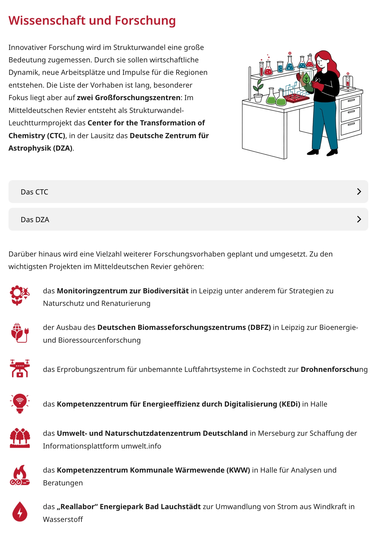 Website des Bündnisses StrukturWandeln